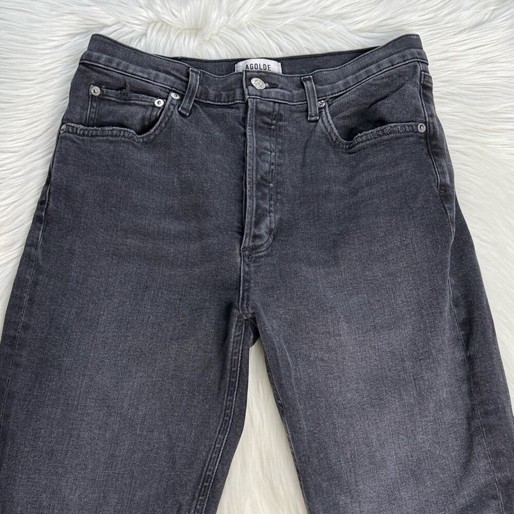 Agolde High Rise Straight Crop Riley Jeans in Progress - Picture 3 of 10